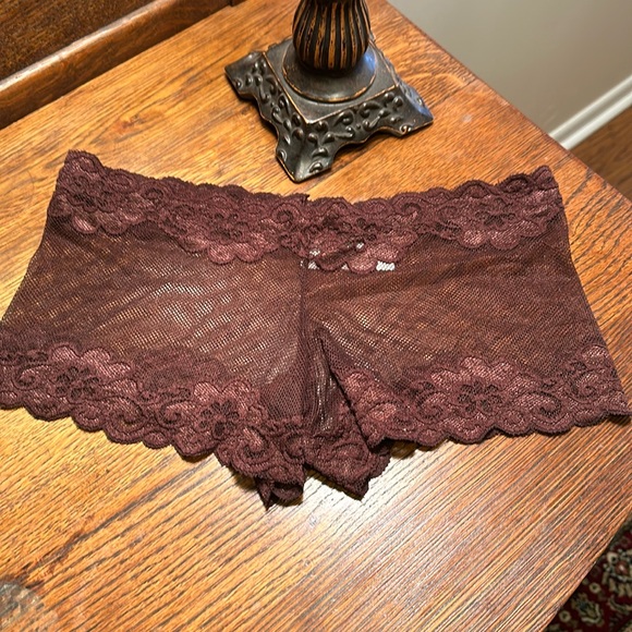 Secret Treasures Lace Boy Short Panty - Picture 1 of 3